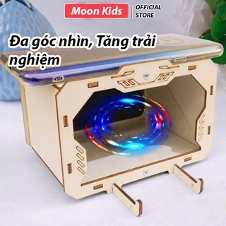 Hộp chiếu phim hologram 3d cho bé bằng gỗ