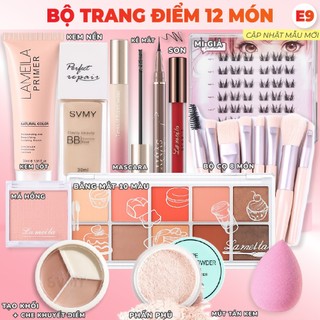 Bộ Trang Điểm/Set Trang Điểm/Bộ Makuep Đầy Đủ Nước Tẩy Trang + Kem Nền + Kem lót+ Phấn Phủ + Son...