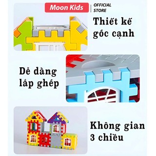Đồ Chơi Lắp Ghép Khối Xây Dựng 3D Thông Minh 150 Chi Tiết,  Mô Phỏng 3D Nhiều Chi Tiết Rèn Tư Duy Cho Bé