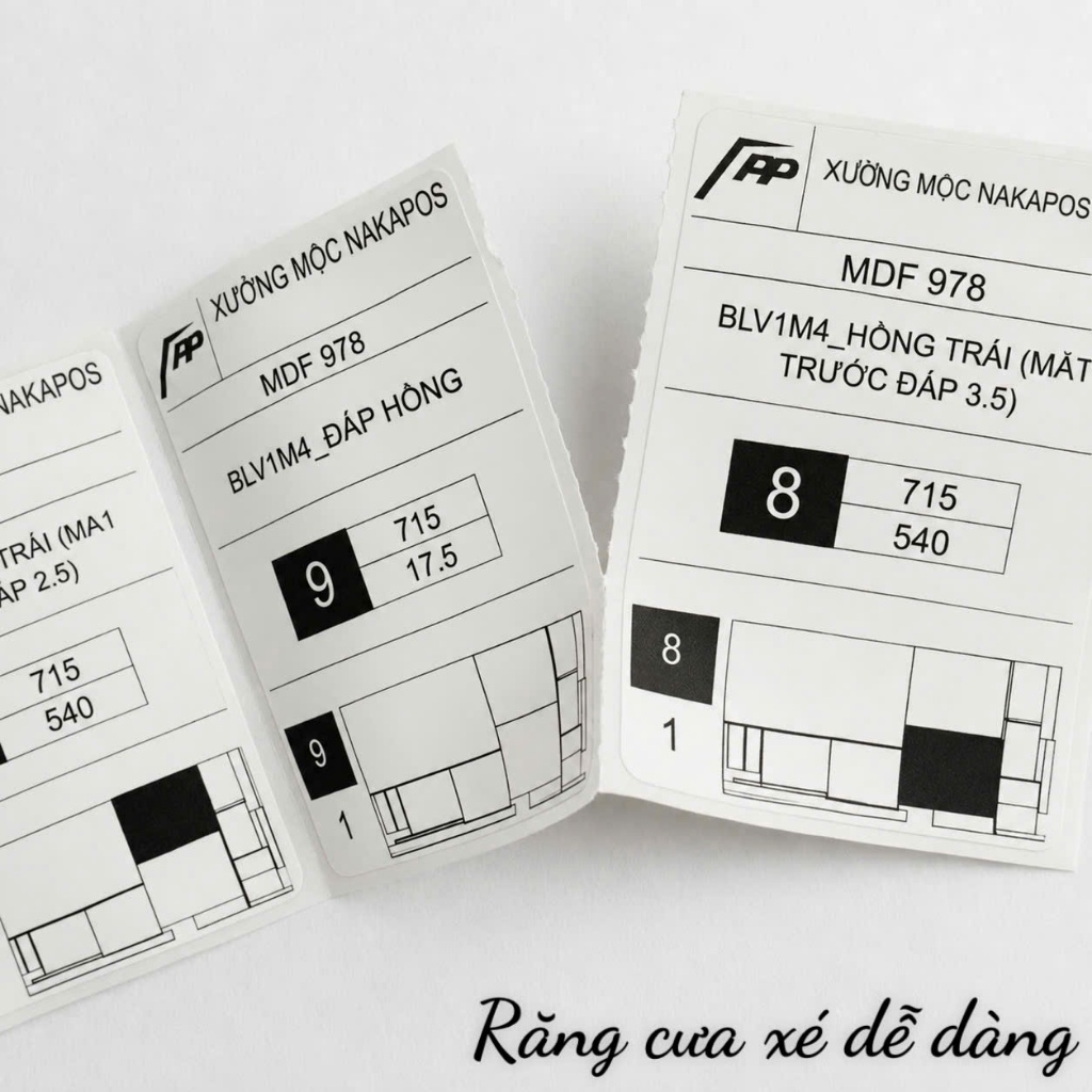 Tem cân điện tử siêu thị 58x40mm tem trà sữa 58*40 tem mã vạch 5.8x4 5,8x4dán ly cốc thùng bao túi bịch decal giấy nhiệt