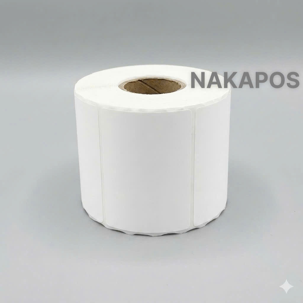 Cuộn 700 Tem decal nhiệt 60x40mm Giấy in mã vạch 6x4 dùng in tem phụ 40x60 dán gỗ nội thất  60*40 Máy CNC giấy in nhiệt