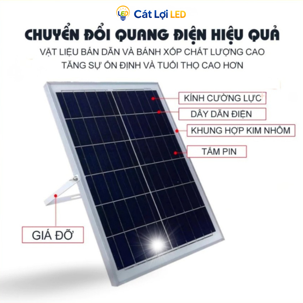 Tấm Năng Lượng Mặt Trời 6V Đa Dạng Công Suất Hiệu Suất Cao, Vỏ Nhôm, Kính Cường Lực Chống Nước