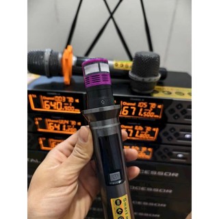 Micro Không Dây Karaoke UGX 60Plus Chống Hú Chồng Ồn, Loại Bỏ Tạp Âm Tụ To - Chống Hú - 4 Râu Bắt Sóng Khỏe