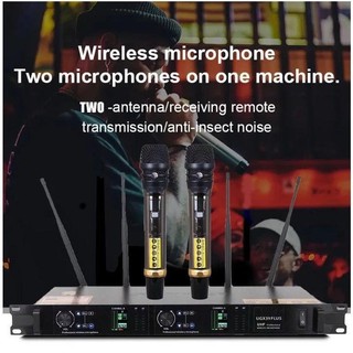 Micro Không Dây UGX 39 PLUS, Độ Nhạy Cao, Micro Chống Hú Rít, Bắt Giọng Tốt, Hỗ Trợ Mọi Giọng Hát Cao Thấp