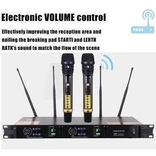 Micro Không Dây UGX 39 PLUS, Độ Nhạy Cao, Micro Chống Hú Rít, Bắt Giọng Tốt, Hỗ Trợ Mọi Giọng Hát Cao Thấp