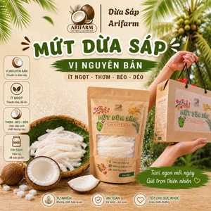 Mứt Dừa Sáp Arifarm _ Mứt Dừa Sáp Vị Nguyên Bản
