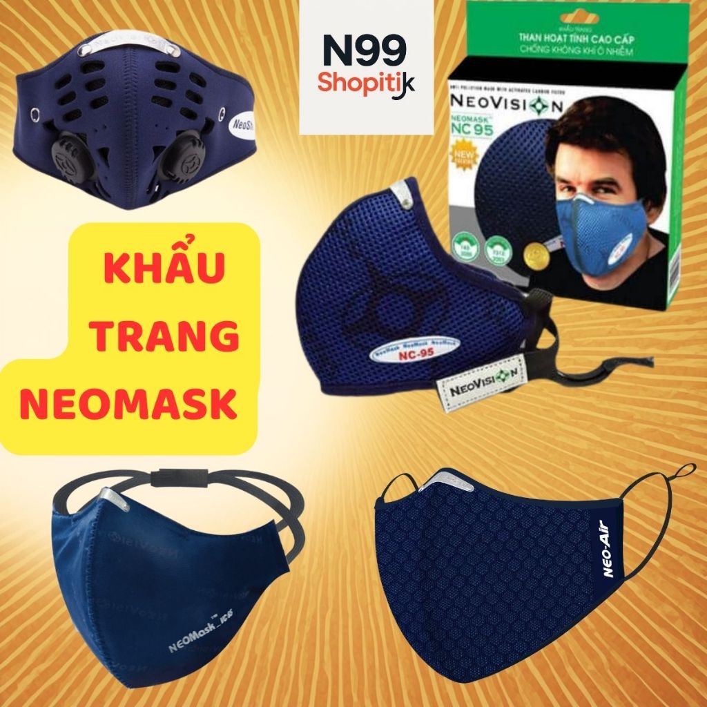 Khẩu trang Neomask, Neoshield, VC65, NC95, Neo-Re5, DS01 | Shopee Việt Nam