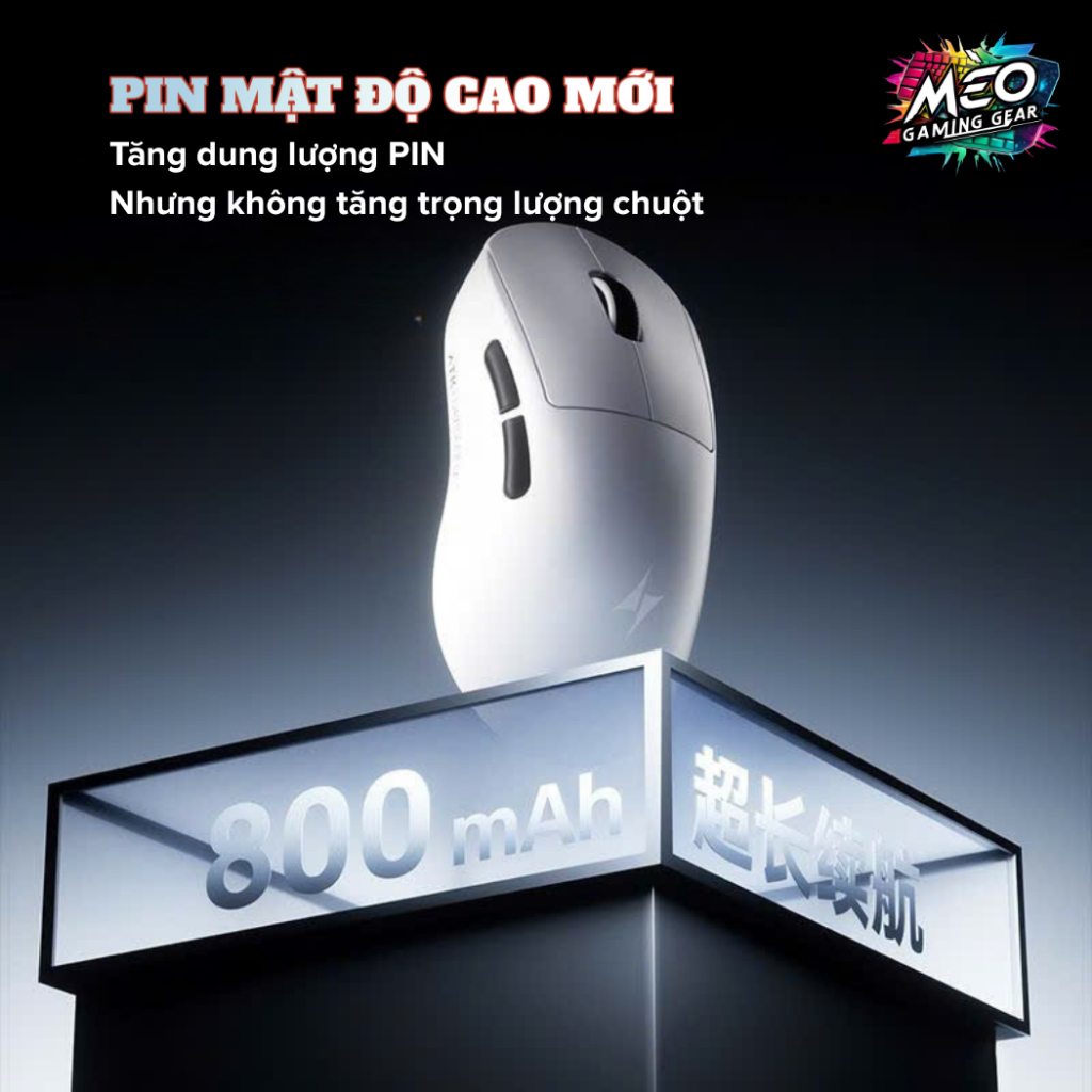 Chuột Gaming Không Dây ATK Y9 ProMax | Ultimate 2.0 - PAW3950 Ultra, MCU: NORDIC 54L15, Dual 8K, 55G | BigBuy360 - bigbuy360.vn