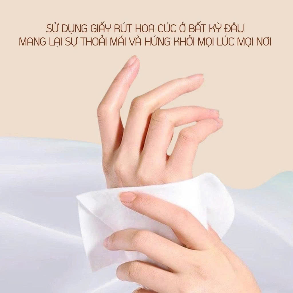 Khăn Giấy Rút 3 Lớp MyLan Gấu Trúc Cao Cấp Mềm Dai Không Bụi Giấy Thấm Hút Tốt Dùng Gia Đình Tiện Lợi (100 Tờ/Gói)