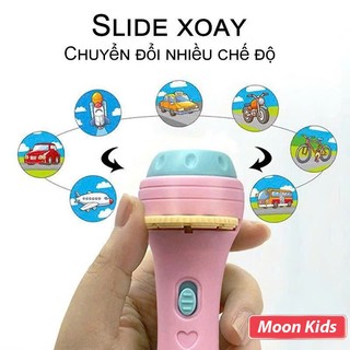 Đồ chơi đèn pin chiếu hình 24 - 80 hình đã gồm đèn - hình chiếu - sẵn pin - cho bé khám phá