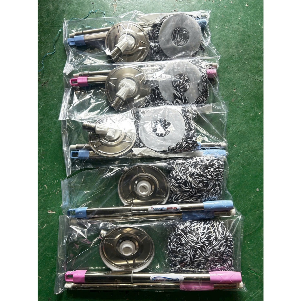 Cây lau nhà thông minh xoay 360 độ mâm INOX Siêu Nhẹ MS05