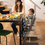 【Đón Hè Ưu Đãi】 Ghế Ăn Dặm Tripp Trapp Công Thái Học Đa Năng Cho Bé Từ 6 Tháng Tuổi | Stokke Tripp Trapp — ảnh 6
