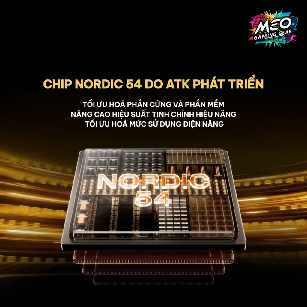 Chuột Gaming Không Dây ATK X1v2 Utramax | Ultimate - PAW3950 Ultra, MCU: NORDIC 54L15, Dual 8K, 55G | BigBuy360 - bigbuy360.vn