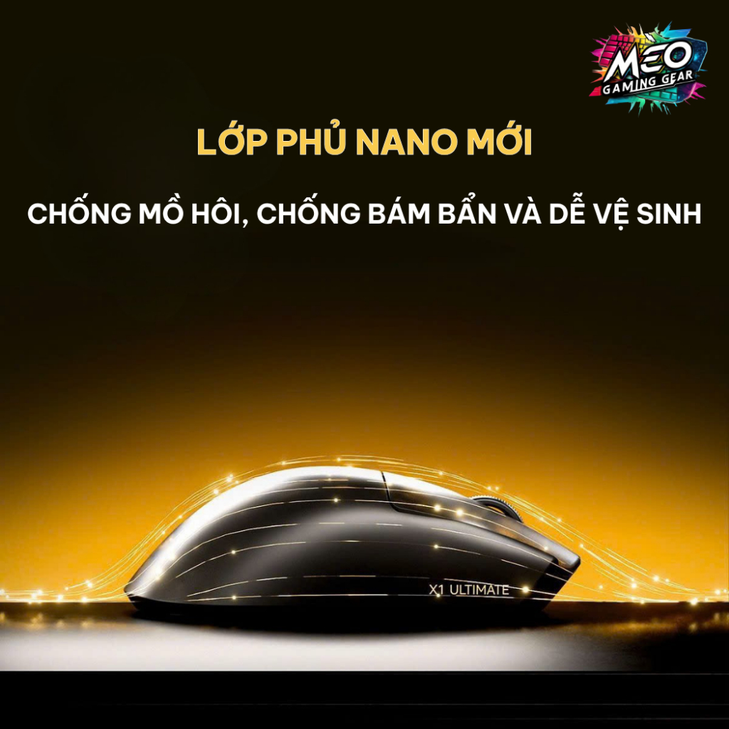 Chuột Gaming Không Dây ATK X1v2 Utramax | Ultimate - PAW3950 Ultra, MCU: NORDIC 54L15, Dual 8K, 55G | BigBuy360 - bigbuy360.vn