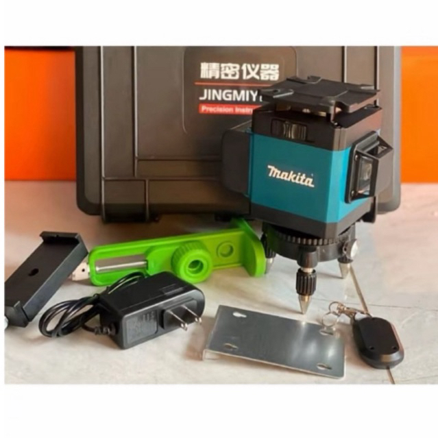 Máy bắn cốt máy bắn cân bằng laser MAKITA 12 tia xanh có đèn báo pin kèm chân