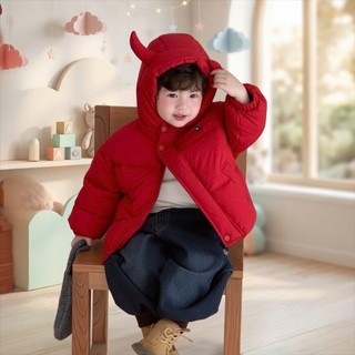 Áo Phao Trẻ Em Có Mũ Giữ Ấm Mùa Đông – Áo Khoác Phao Bé Trai Bé Gái Dày Siêu Nhẹ Trần Bông  #K10
