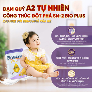 Combo 2 Lon Sữa Dê Biostime Ultra Goat [DATE 2027] Tiêu Hóa Khỏe Mạnh, Sữa Bột Ultra Goat Tăng Hấp Thu Cho Bé