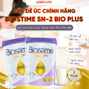 Sữa Dê Biostime Ultra Goat cải thiện tiêu hóa tăng cường hấp thu hỗ trợ hệ miễn dịch cho bé 800g