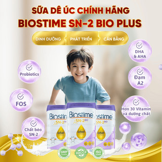Combo 2 Lon Sữa Dê Biostime Ultra Goat [DATE 2027] Tiêu Hóa Khỏe Mạnh, Sữa Bột Ultra Goat Tăng Hấp Thu Cho Bé
