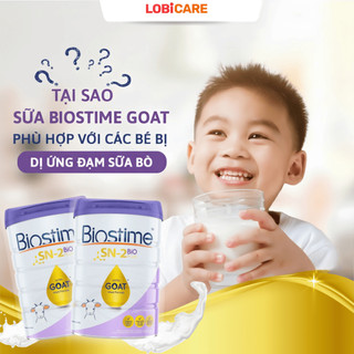 Combo 2 Lon Sữa Dê Biostime Ultra Goat [DATE 2027] Tiêu Hóa Khỏe Mạnh, Sữa Bột Ultra Goat Tăng Hấp Thu Cho Bé