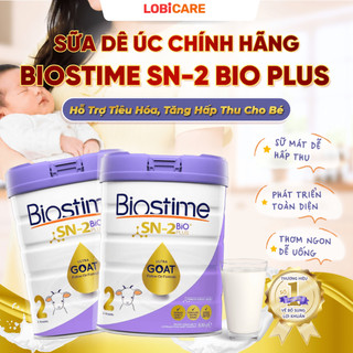 Combo 2 Lon Sữa Dê Biostime Ultra Goat [DATE 2027] Tiêu Hóa Khỏe Mạnh, Sữa Bột Ultra Goat Tăng Hấp Thu Cho Bé