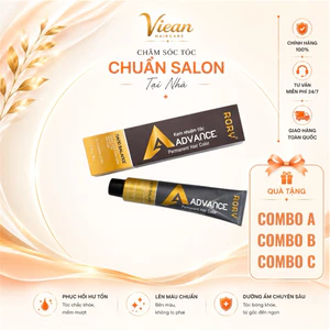 Combo Nhuộm Tóc RORY Advance 100ml Phủ Bạc 100% | Lên Màu Chuẩn, Bền Màu Ít Khô Xơ, Tự Nhuộm Tại Nhà