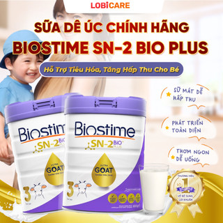 Sữa Dê Biostime Sn2 Bio Plus Ultra Goat số 3, cải thiện tiêu hóa tăng cường hấp thu cho bé 800g