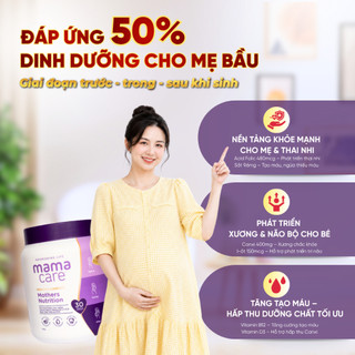 Sữa Bột Bổ Sung Dinh Dưỡng Mama Care [DATE T2/2027] - Sữa Cung Cấp Dưỡng Chất Cho Mẹ Bầu Trong Thai Kì Và Sau Thai Kì