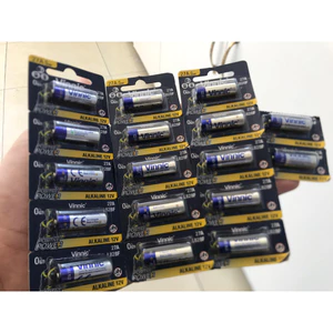 Pin Vinnic 12V 27A Alkaline - Pin Remote Cửa Cuốn, Báo Động, Chuông Cửa - Vỉ 1 Viên
