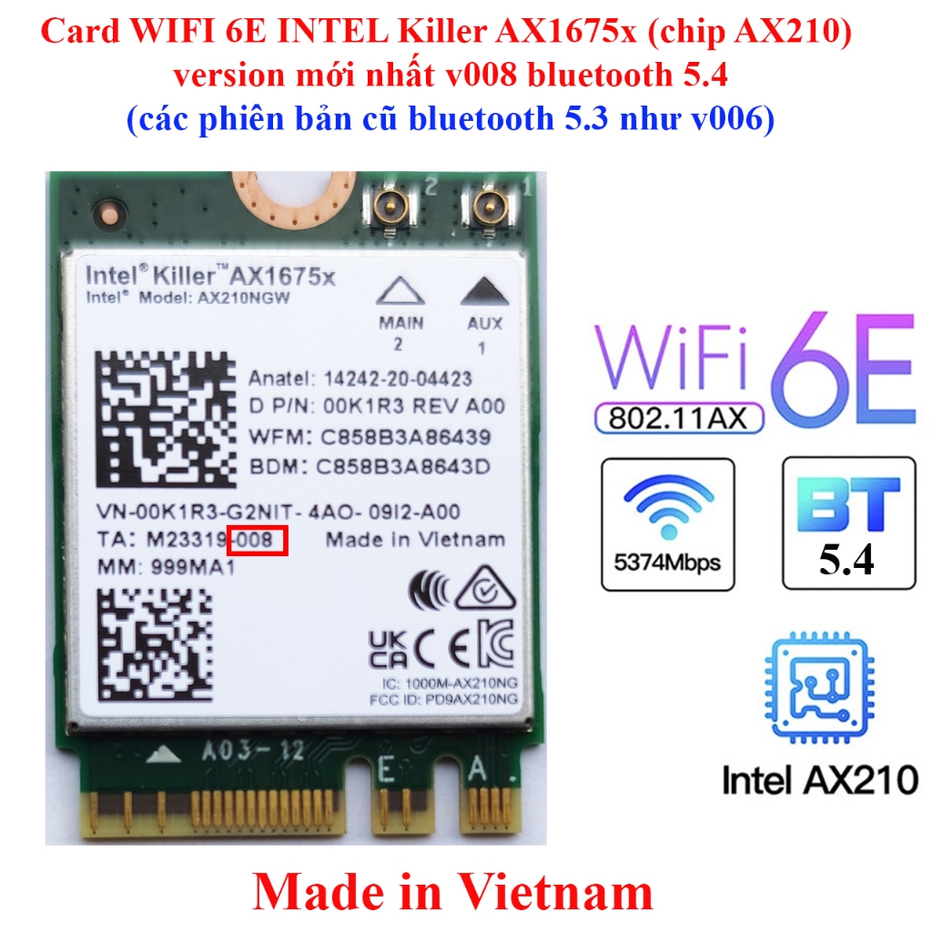 ax210 giá tốt Tháng 6, 2026 | Mua ngay | Shopee Việt Nam