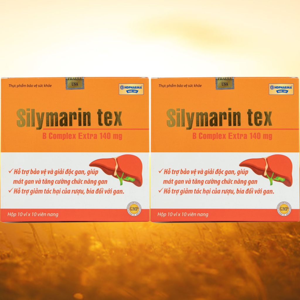 Combo 5 Hộp Silymarin Tex Cam - Rostex - Hải Dương - Vitamin Thanh Lọc