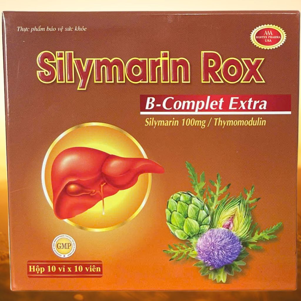 Silymarin Rox Nâu - Rostex - Vinaphar - Vitamin Thanh Lọc