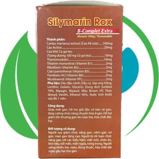 Silymarin Rox Nâu - Rostex - Vinaphar - Vitamin Phục Hồi