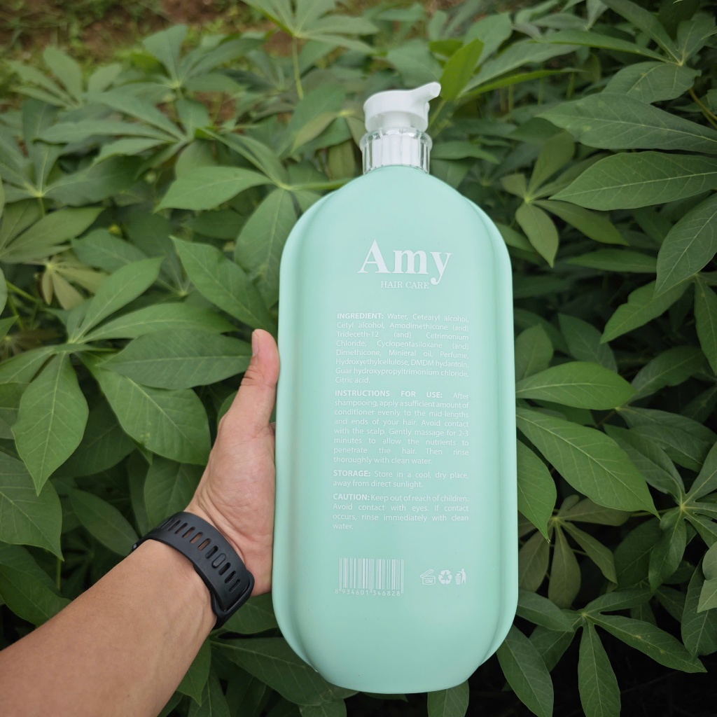 Cặp Dầu Gội Xả Amy Hair Care 2000ml - Combo Gội Xả Phục Hồi Tóc Khô Xơ Nuôi Dưỡng Tóc Mượt