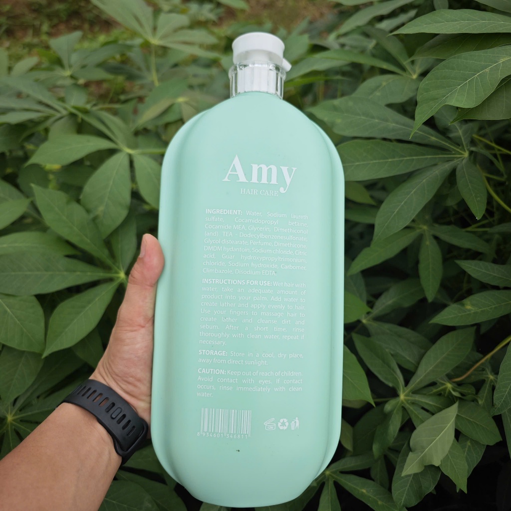 Cặp Dầu Gội Xả Amy Hair Care 2000ml - Combo Gội Xả Phục Hồi Tóc Khô Xơ Nuôi Dưỡng Tóc Mượt