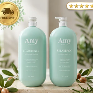 Cặp Dầu Gội Xả Amy Hair Care 2000ml - Combo Gội Xả Phục Hồi Tóc Khô Xơ Nuôi Dưỡng Tóc Mượt