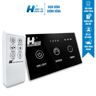 Bộ Điều Khiển Từ Xa Cho Quạt Trần MH-Fan04 PRO, Hộp Số Quạt Trần Điều Khiển 220V Hàng Chính Hãng