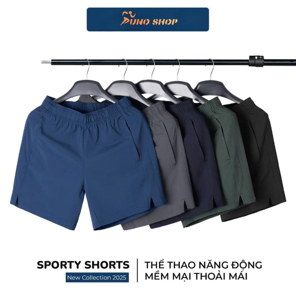 Quần Short Nam SUNO Vải Gió Thể Thao – Nhẹ Êm, Thoải Mái, Tôn Dáng