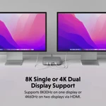 Dock hub kiêm nguồn Hyper Thunderbolt 4 Power Hub Integrated Gan Power Source chính hãng (HDTB4PH) — ảnh 8