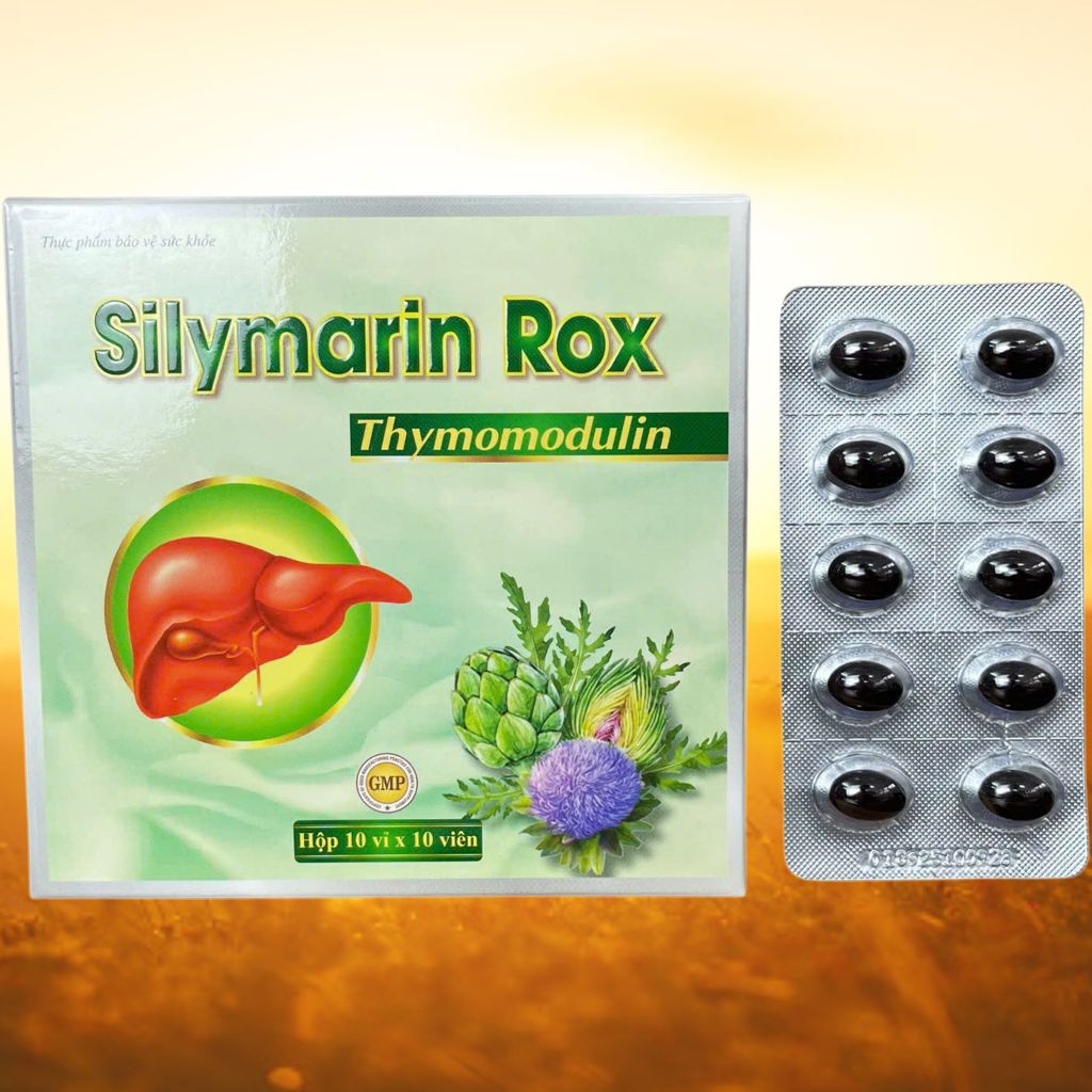 Silymarin Rox Xanh Lá - Rostex - Vinaphar - Vitamin Thanh Lọc