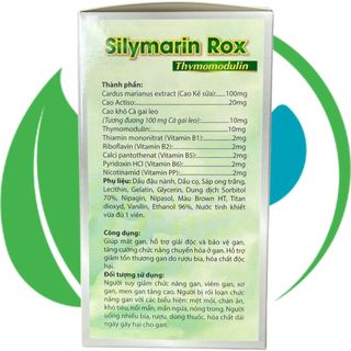 Silymarin Rox Xanh Lá - Rostex - Vinaphar - Vitamin Phục Hồi