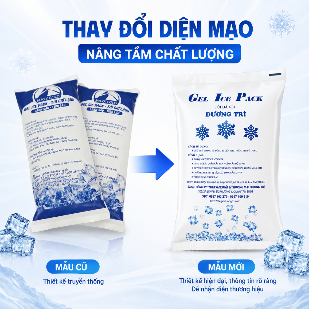 Gel đá khô giữ lạnh, làm mát KAW