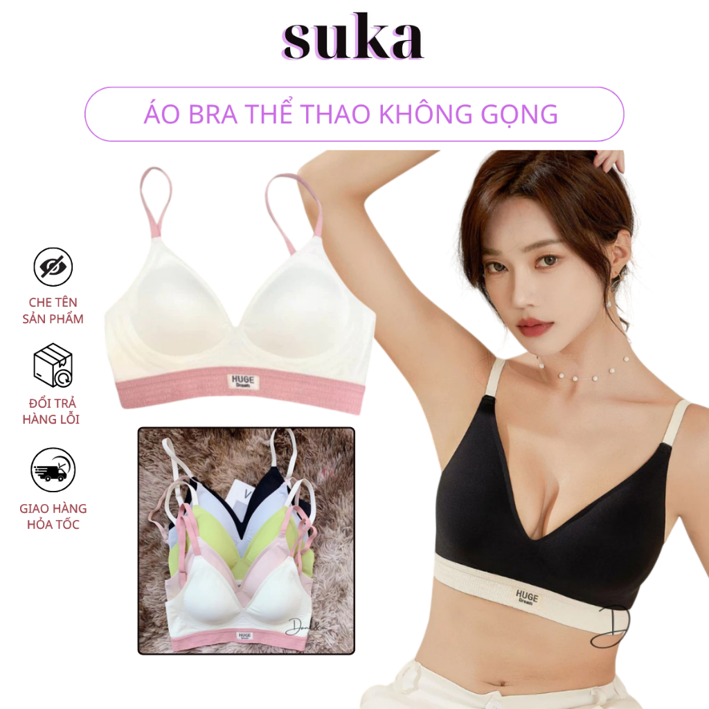 Áo Bra Thể Thao Không Gọng Nylon Mềm Mại Thoáng Mát Chống Chảy Sệ 628