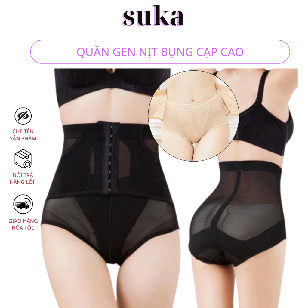 Quần Gen Nịt Bụng Cạp Cao, Nịch Bụng Giảm Eo 668