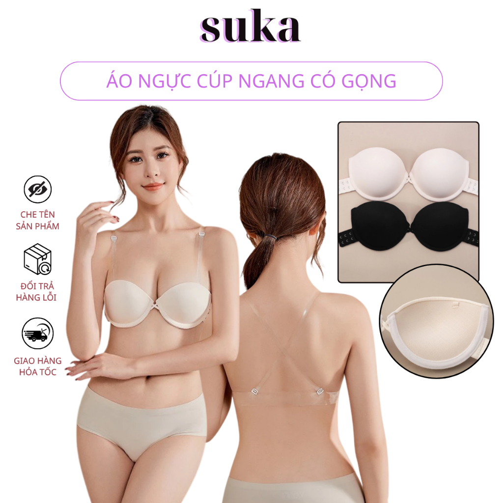 Áo ngực cúp ngang có gọng, áo lót nâng ngực 752