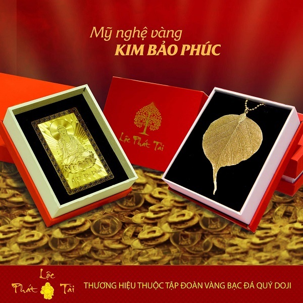 [Độc Quyền] Thẻ Bình An Phú Quý Tài Lộc DOJI Quà Tặng Kim Bảo Phúc Phong Thủy