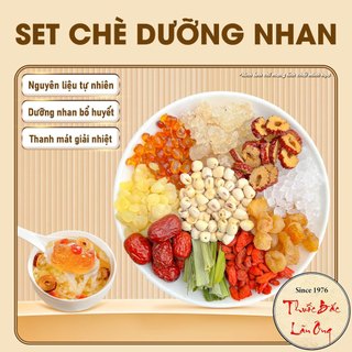 Chè dưỡng nhan set 750g mix sẵn đủ vị, chè tuyết yến dưỡng nhan mát gan, thanh nhiệt cho cả gia đình