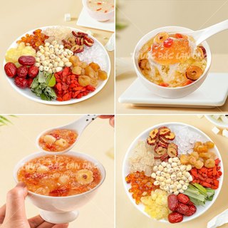 Chè dưỡng nhan set 750g mix sẵn đủ vị, chè tuyết yến dưỡng nhan mát gan, thanh nhiệt cho cả gia đình