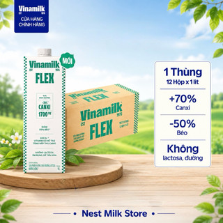 Sữa Dinh Dưỡng Flex Không Đường 1Lít- Thùng 12 Hộp
