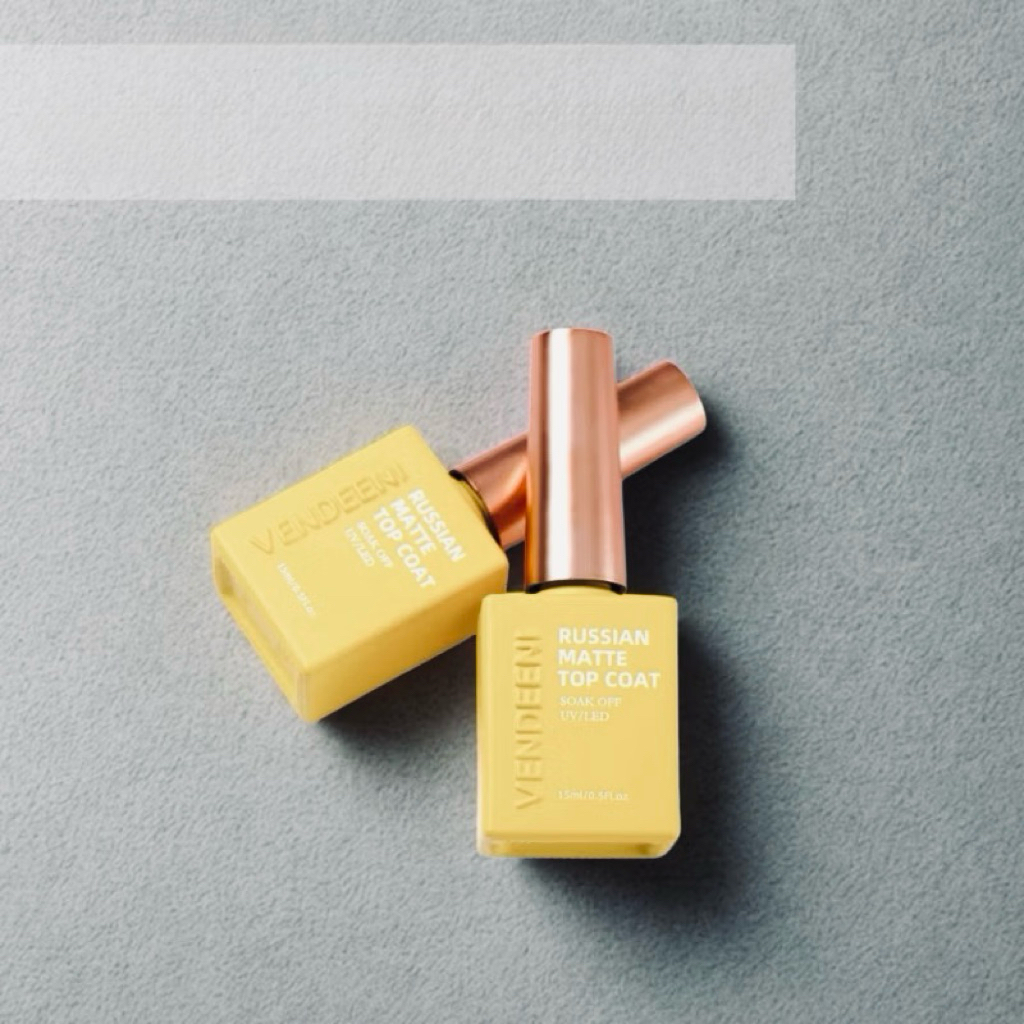 [Top lì không lem Vendeeni 15ml-Gel liên kết làm nền chà tráng gương, vẽ móng, trang trí nail